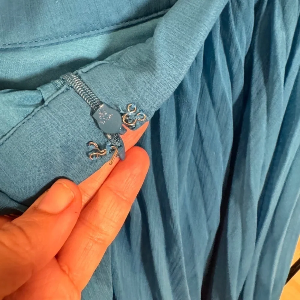 Anthropologie Pankaj & Nidhi Pleated Maxi Skirt Sz. Small - Picture 2 of 6
